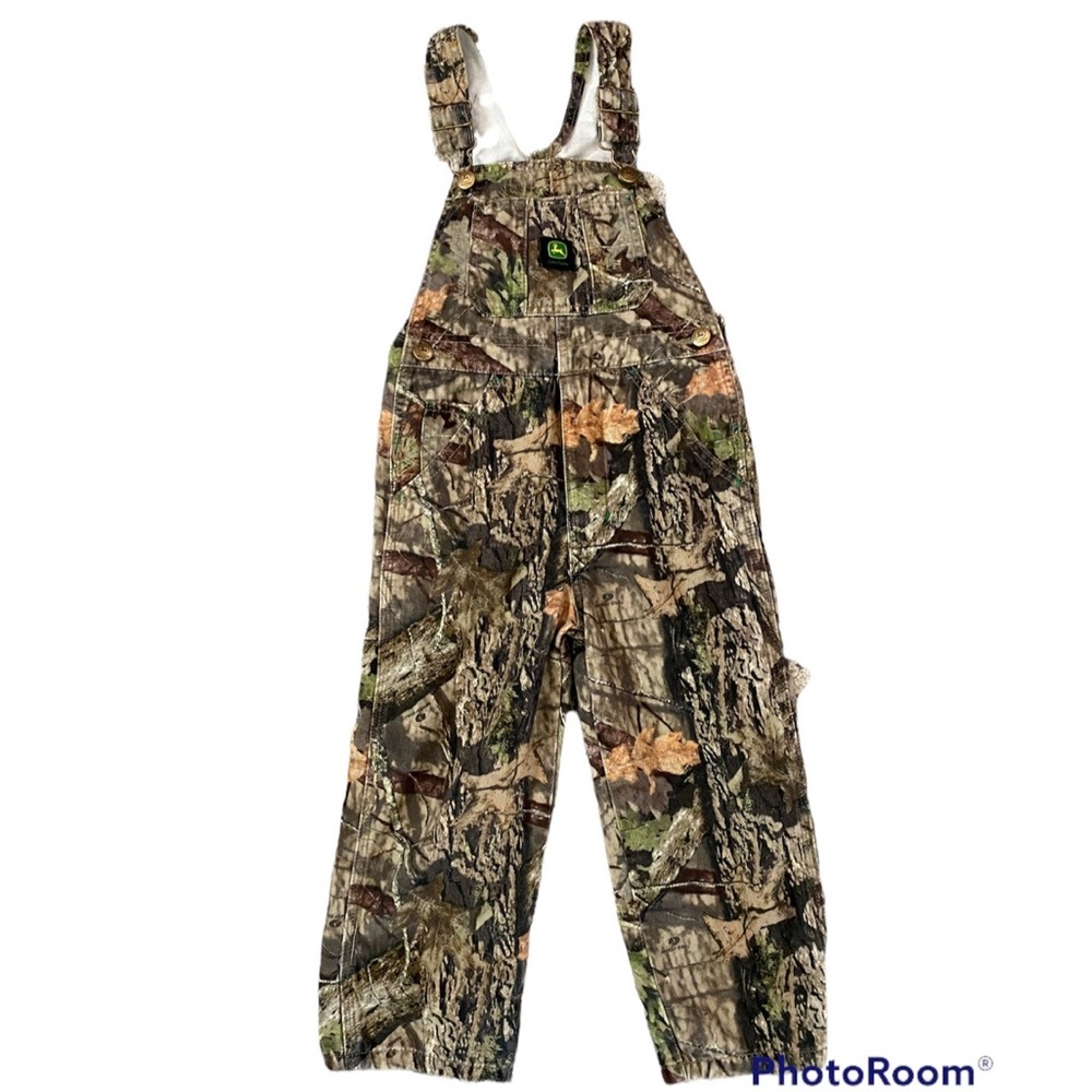 John Deere Boys Mossy Oak Camouflage Overalls